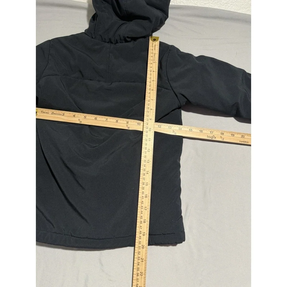 Columbia Sportswear Black Zip Up Jacket w/hood youth‎ Small #573